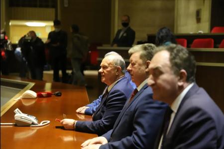 Лидер КПРФ Г.А. Зюганов посетил Центр управления полетами АО «ЦНИИмаш»