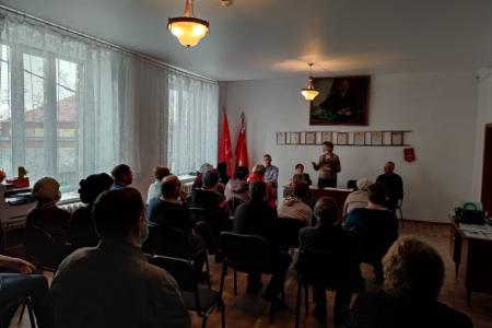 Лидер тюменских коммунистов Т.Н. Казанцева провела встречу в Голышманово