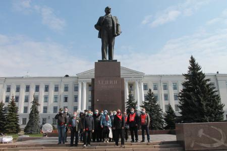 Псковская область. С именем Ленина  - к победе социализма!