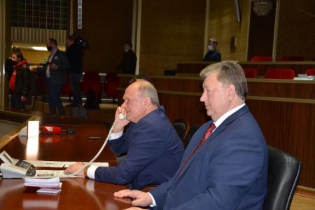 Московская область. Лидер КПРФ Геннадий Зюганов посетил столицу мировой космонавтики - город Королёв