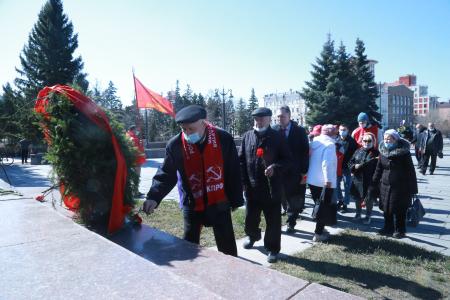 Торжественные мероприятии прошли в Омске и многих райцентрах области  в ленинский день