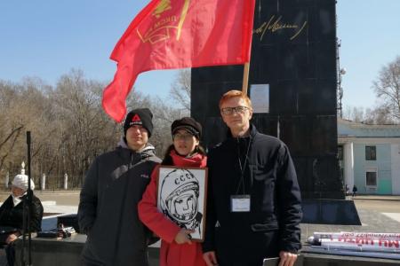 Хабаровский край. В Комсомольске-на-Амуре прошел митинг «Нет капитализму!»