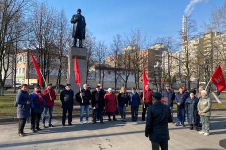 Подмосковные коммунисты достойно отметили 151-летие В.И. Ленина по всему региону
