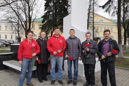 Подмосковные коммунисты достойно отметили 151-летие В.И. Ленина по всему региону