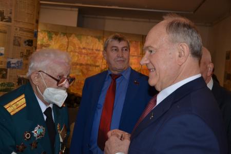 Московская область. Лидер КПРФ Геннадий Зюганов посетил столицу мировой космонавтики - город Королёв