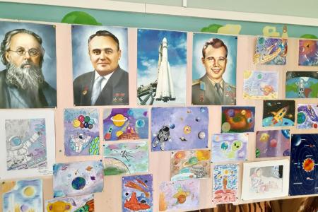 Калуга. В школе №51 прошла виртуальная экскурсия по музею космонавтики