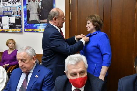 Фракция КПРФ в Госдуме встретилась с Т.Н. Москальковой