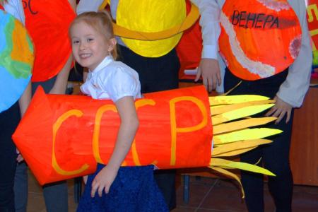 Новгородские пионеры и октябрята отметили 60-летие со дня первого полёта человека в космос