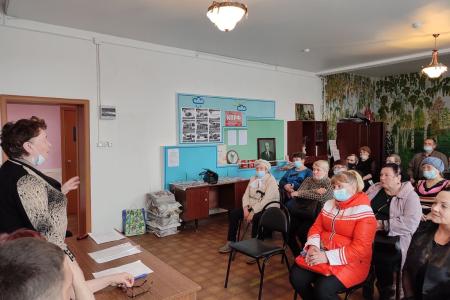 Лидер тюменских коммунистов Т.Н. Казанцева провела встречу в Голышманово