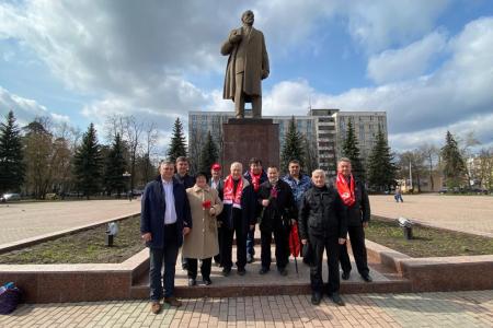 Подмосковные коммунисты достойно отметили 151-летие В.И. Ленина по всему региону