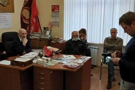 Москва. Нина Останина встретилась с активом Краснопресненского местного отделения КПРФ