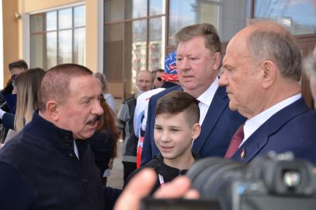 Московская область. Лидер КПРФ Геннадий Зюганов посетил столицу мировой космонавтики - город Королёв