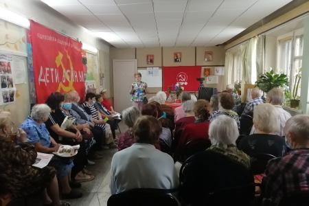 Саратовская область. Ольга Алимова встретилась с представителями общественной организации "Дети войны"