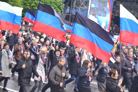 Рабочий визит Казбека Тайсаева, Александра Ющенко и делегации КПРФ на Донбасс