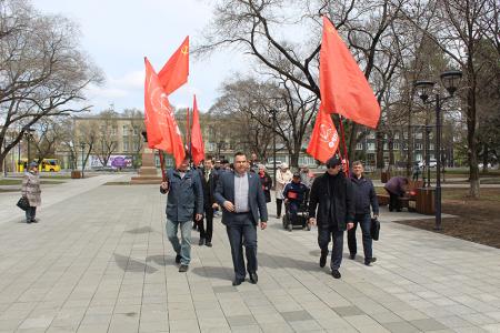 Знамя Победы реет над Амуром