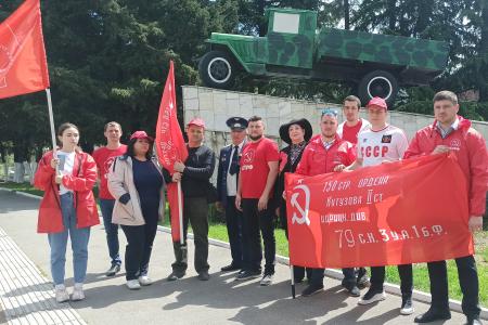Краснодарский край. Краевой Комитет КПРФ организовал и провел трехдневный автопробег в честь Великой Победы