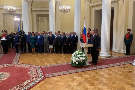 Депутат фракции КПРФ в Госдуме Сергей Пантелеев принял участие в торжественных мероприятиях, посвященных 318-летию со дня основания Санкт-Петербурга