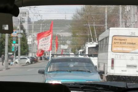Саратов. Автопробег Победы