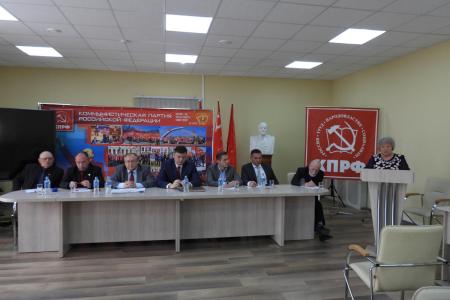 Состоялся Пленум Ленинградского обкома КПРФ