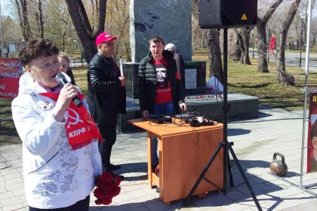Красный первомай в Тюмени прошёл ярко и красочно