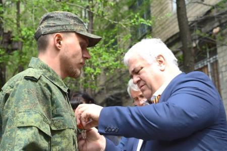 Рабочий визит Казбека Тайсаева, Александра Ющенко и делегации КПРФ на Донбасс