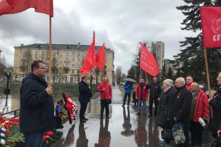 Архангельская область. Коммунисты Поморья отметили День Великой Победы по всей области