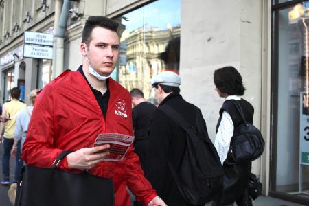 Всероссийская комсомольская акция «Красные в городе» продолжает шагать по стране: Северо-Западный федеральный округ