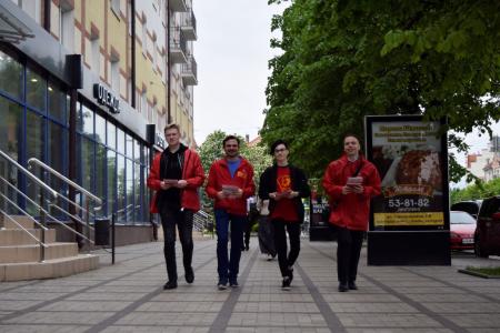 Всероссийская комсомольская акция «Красные в городе» продолжает шагать по стране: Северо-Западный федеральный округ