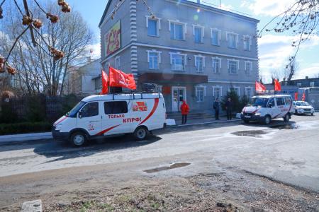 В Омске прошел автопробег в честь 1 мая