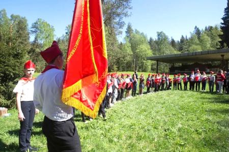 Пионерская линейка в Ялкала