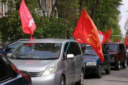 Саратов. Автопробег Победы