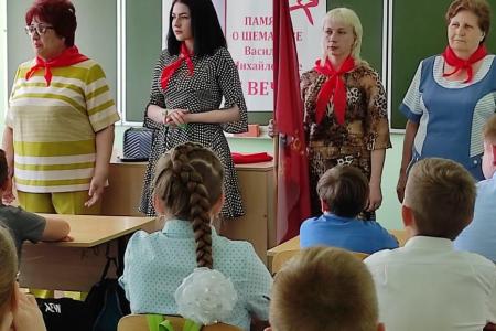Рязанская область. Приём в пионеры в Сасове