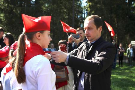 Пионерская линейка в Ялкала