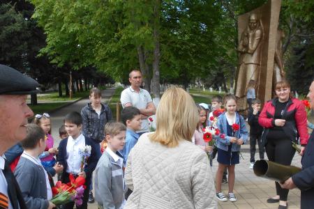 Краснодарский край, Динской район. Коммунисты подготовили автопробег на легендарную Сталинградскую землю
