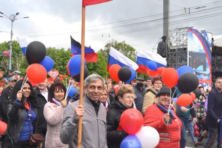 Рабочий визит Казбека Тайсаева, Александра Ющенко и делегации КПРФ на Донбасс