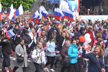 Рабочий визит Казбека Тайсаева, Александра Ющенко и делегации КПРФ на Донбасс