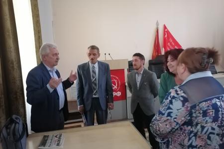 Краснодарский край, Белореченск. Н.И. Осадчий провел встречу с активом районного отделения КПРФ