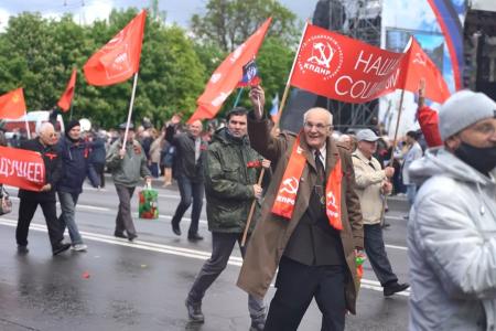 Рабочий визит Казбека Тайсаева, Александра Ющенко и делегации КПРФ на Донбасс