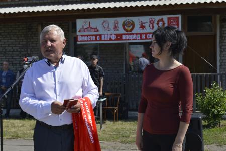 В Алтайском крае открыли памятник В.И. Ленину