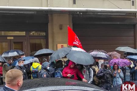 Москва. Денис Парфенов: Коммунисты против политических преследований!