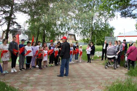 Приём в пионеры и октябрята прошел в поселке Мирный Серпуховского городского округа Московской области
