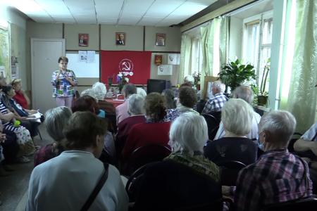Ольга Алимова встретилась с детьми войны