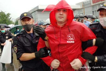 Денис Парфенов: Ливень, гром, молнии и задержание защитников парка в Отрадном!