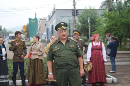 Забайкальский край. Активисты КПРФ проводили призывников в Российскую Армию
