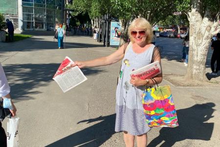 Сталинградские коммунисты провели серию одиночных пикетов в защиту прав граждан