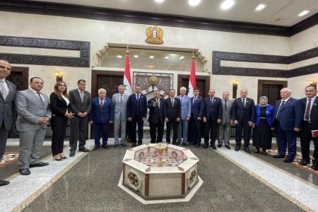Рабочая поездка Казбека Тайсаева в Сирию