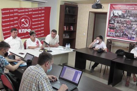 Саратов. Пресс-конференция депутатов-коммунистов