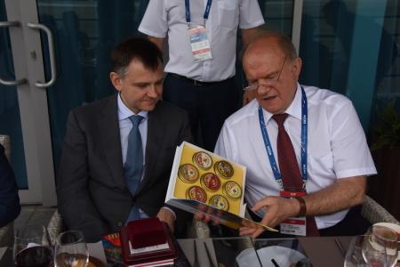 Г.А. Зюганов посетил Международный авиационно-космический салон МАКС-2021 в подмосковном Жуковском. Фоторепортаж