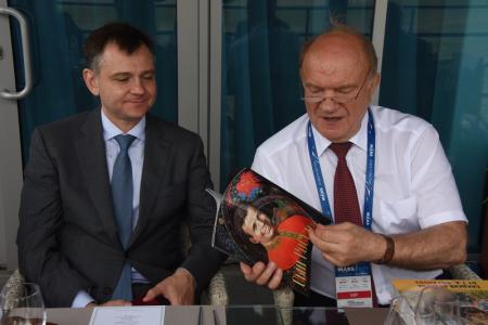 Г.А. Зюганов посетил Международный авиационно-космический салон МАКС-2021 в подмосковном Жуковском. Фоторепортаж