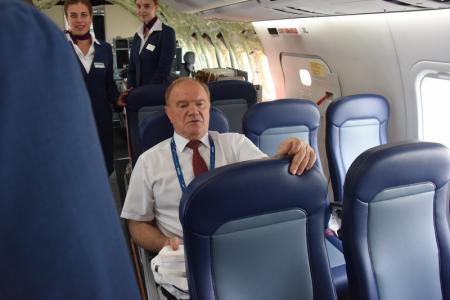 Г.А. Зюганов посетил Международный авиационно-космический салон МАКС-2021 в подмосковном Жуковском. Фоторепортаж